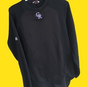 Majestic Colorado Rockies Therma Base Tech Fleece